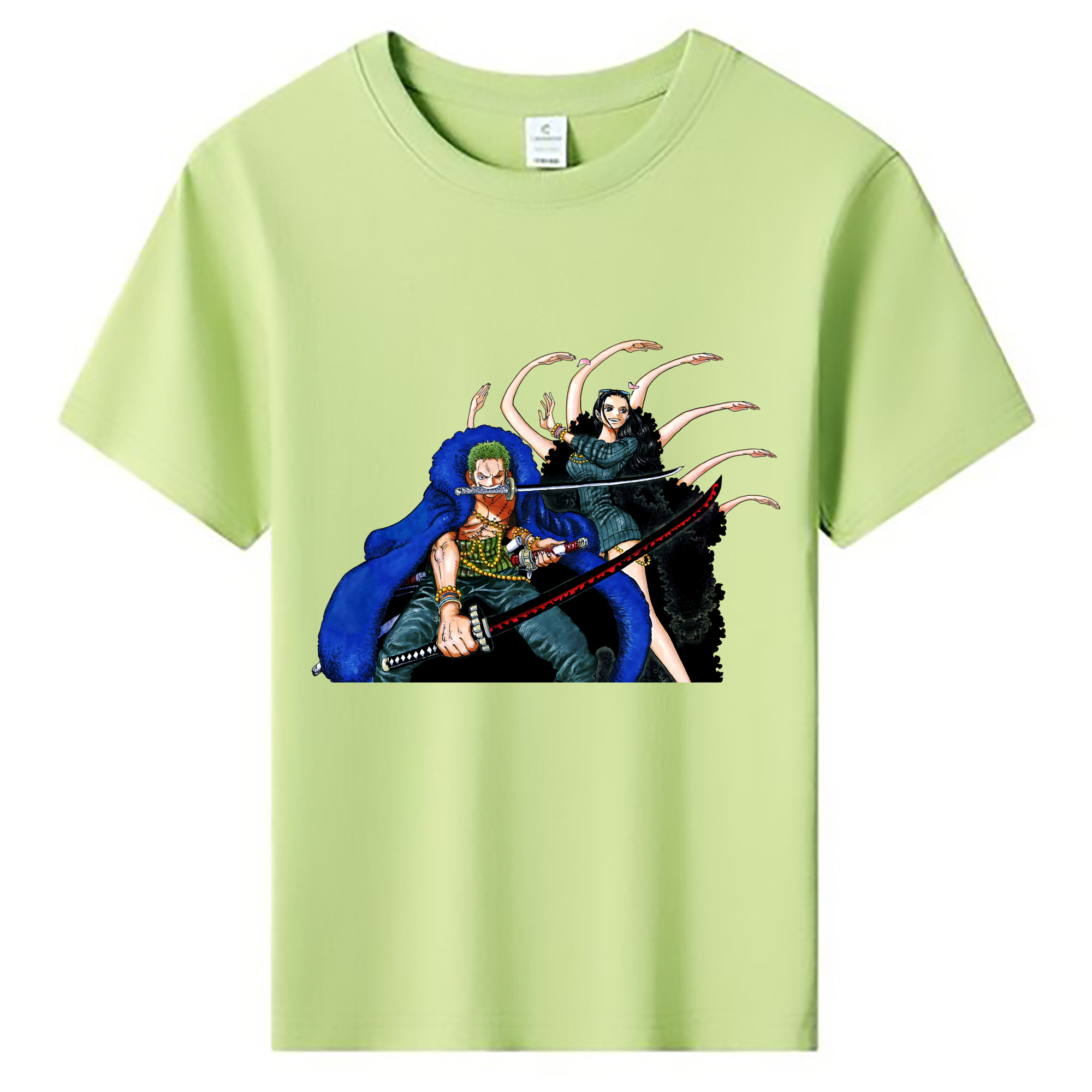 ワンピース ロロノア・ゾロ ONE PIECE Roronoa Zoro 綿100％キッズTシャツ（フロントプリント）